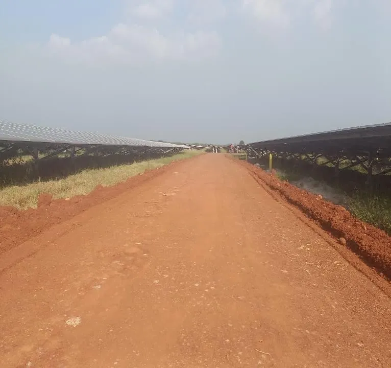 Drain and road work