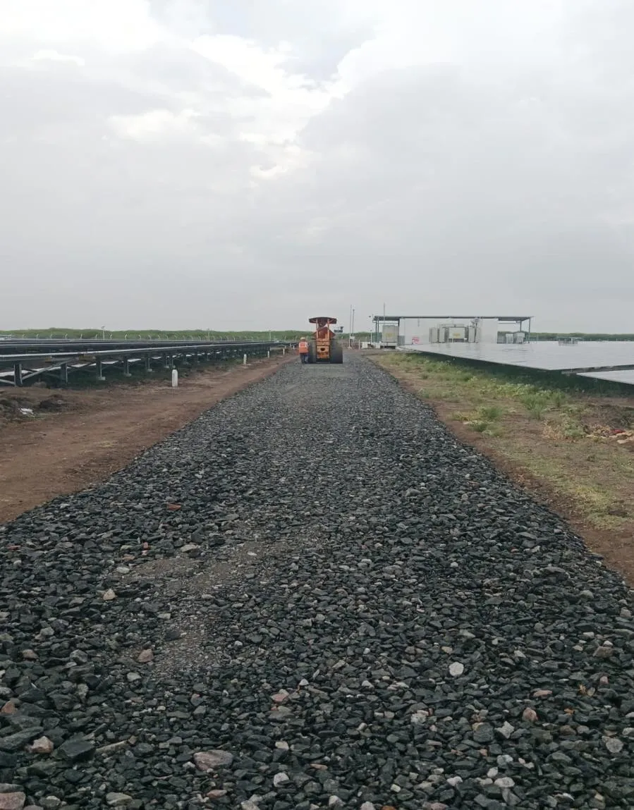 Drain and road work