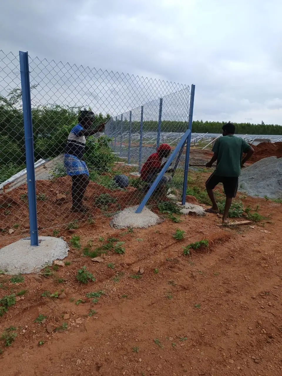 Fencing work